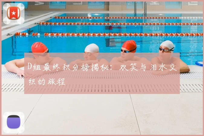D组最终积分榜揭秘：欢笑与泪水交织的旅程